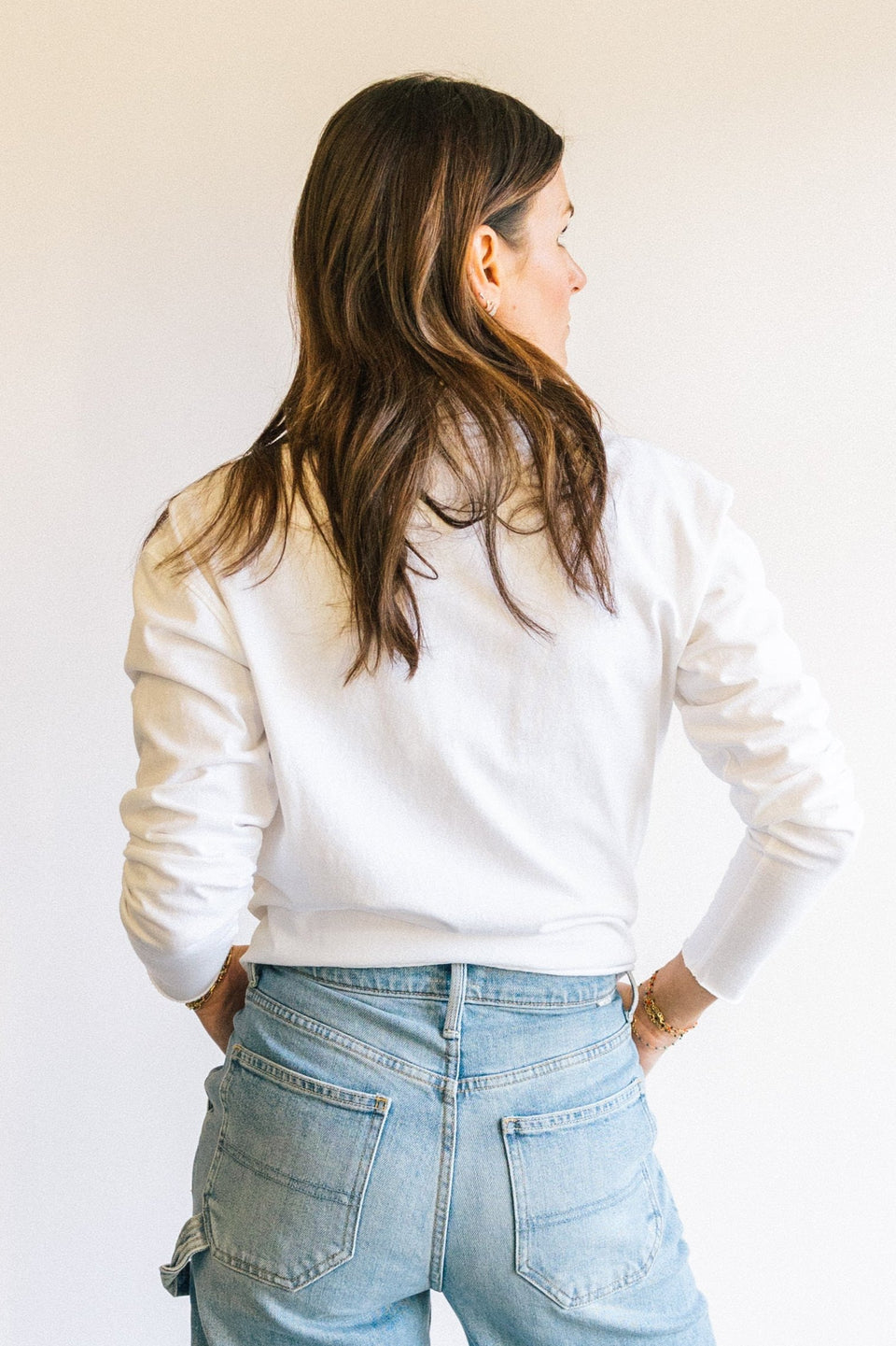 Frank & Eileen Patrick Popover Henley Back View | Shop Eleanor 