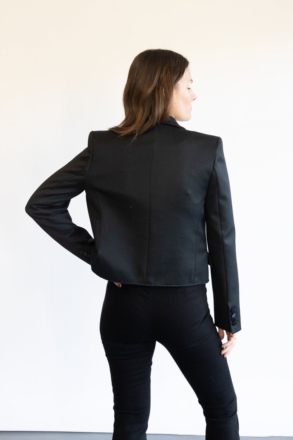 Maria Cher Macon Cande Short Blazer Back View | Shop Eleanor