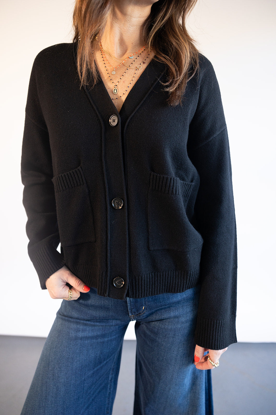 Rails Lindi Cardi in Black | Shop Eleanor