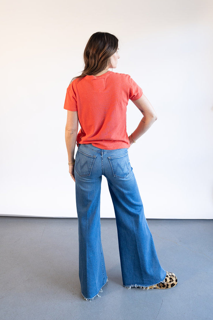 Mother The Roller Fray Jean in Work Hard | Shop Eleanor