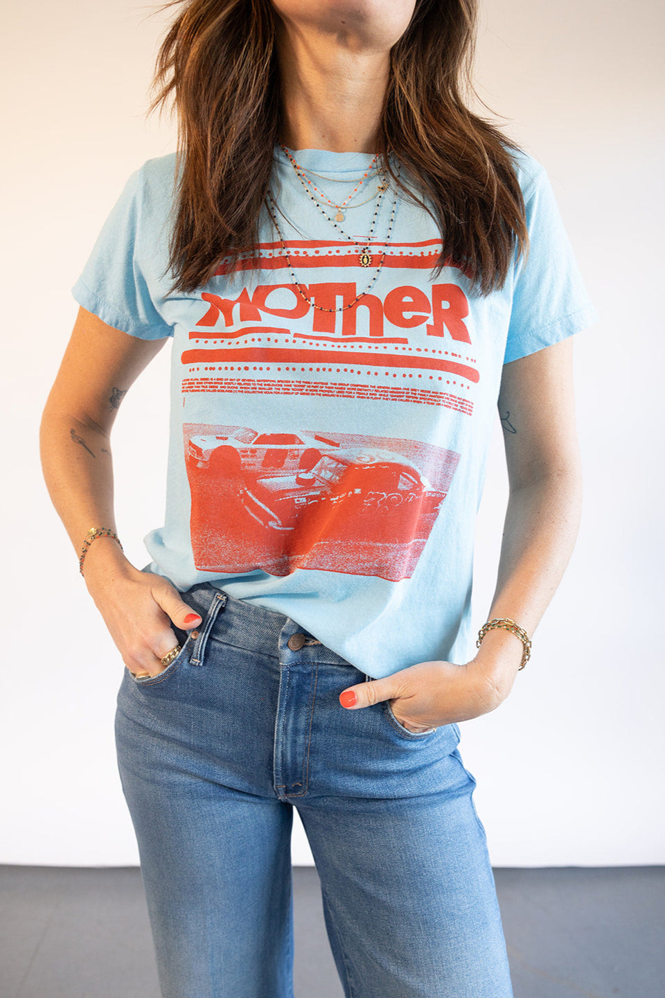 Mother Boxy Goodie Tee in Mother Racer | Shop Eleanor