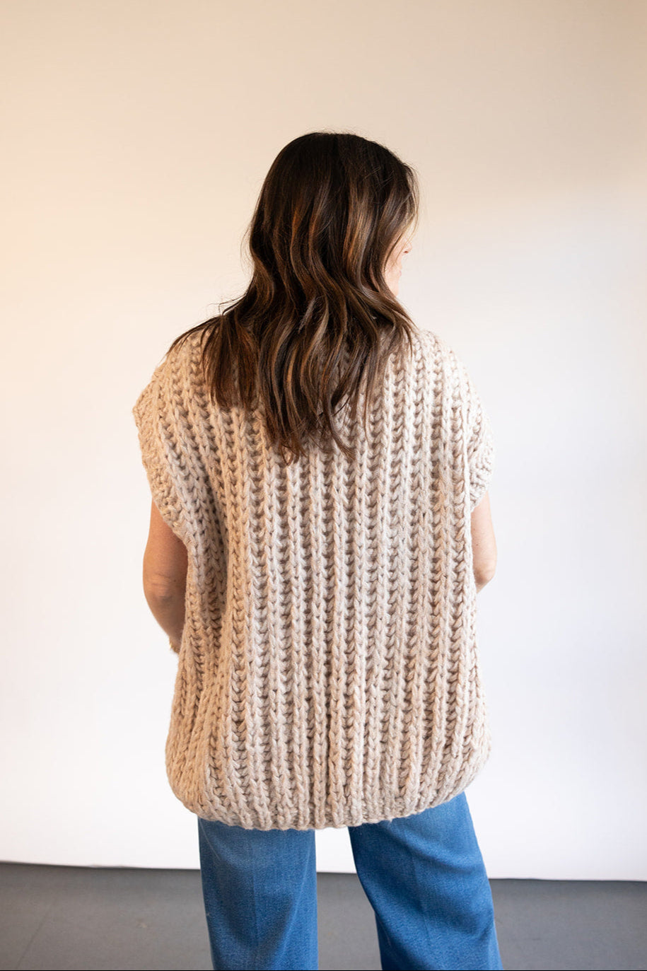 Sanctuary Chunky Sweater Vest in Rosewood | Shop Eleanor