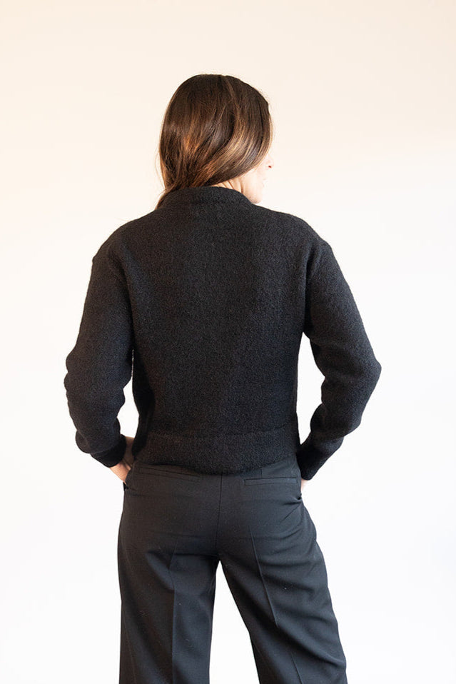 Anine Bing Rhodes Cardigan in Black | Shop Eleanor