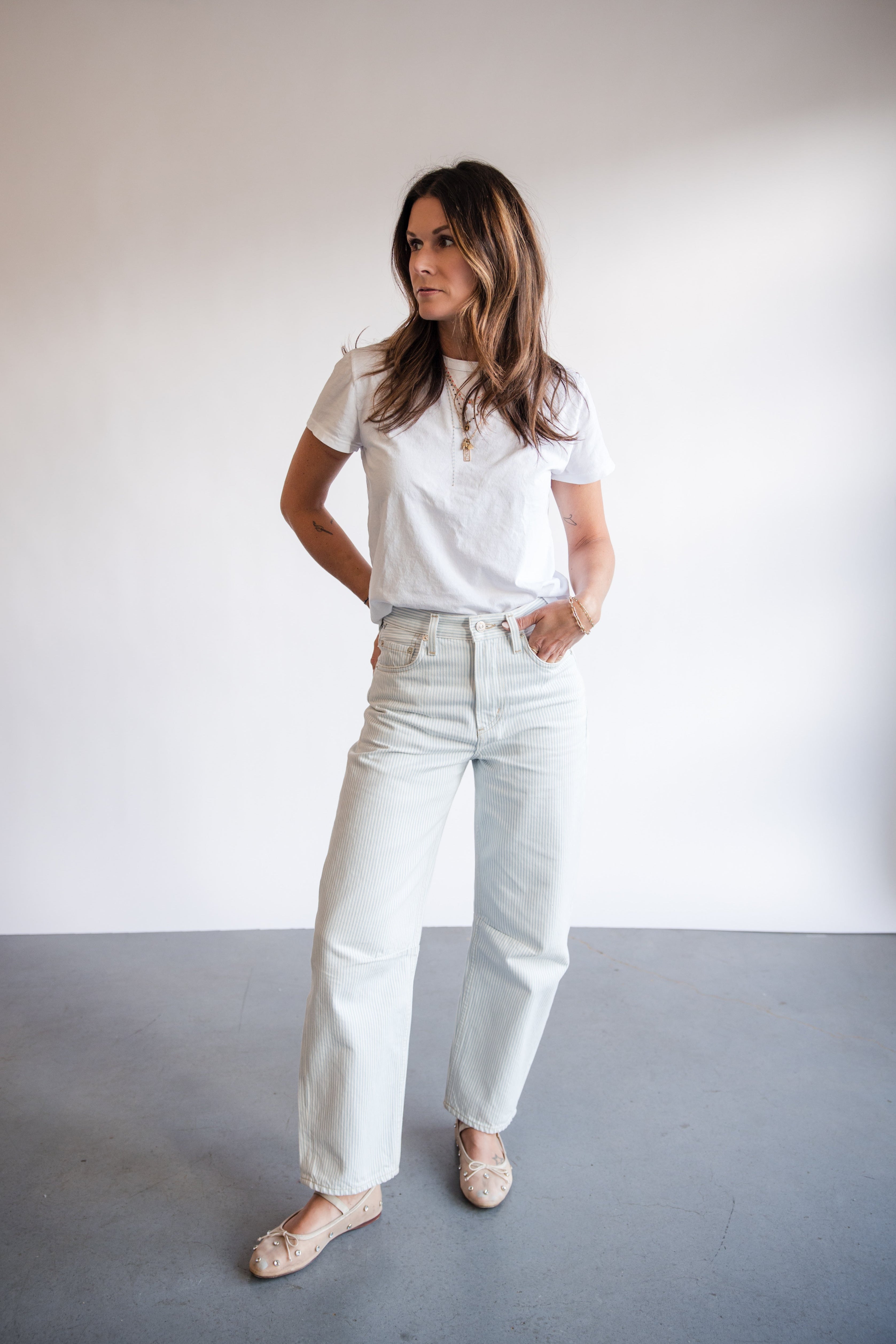 Citizens of Humanity Miro Jean in Stripes | Shop Eleanor