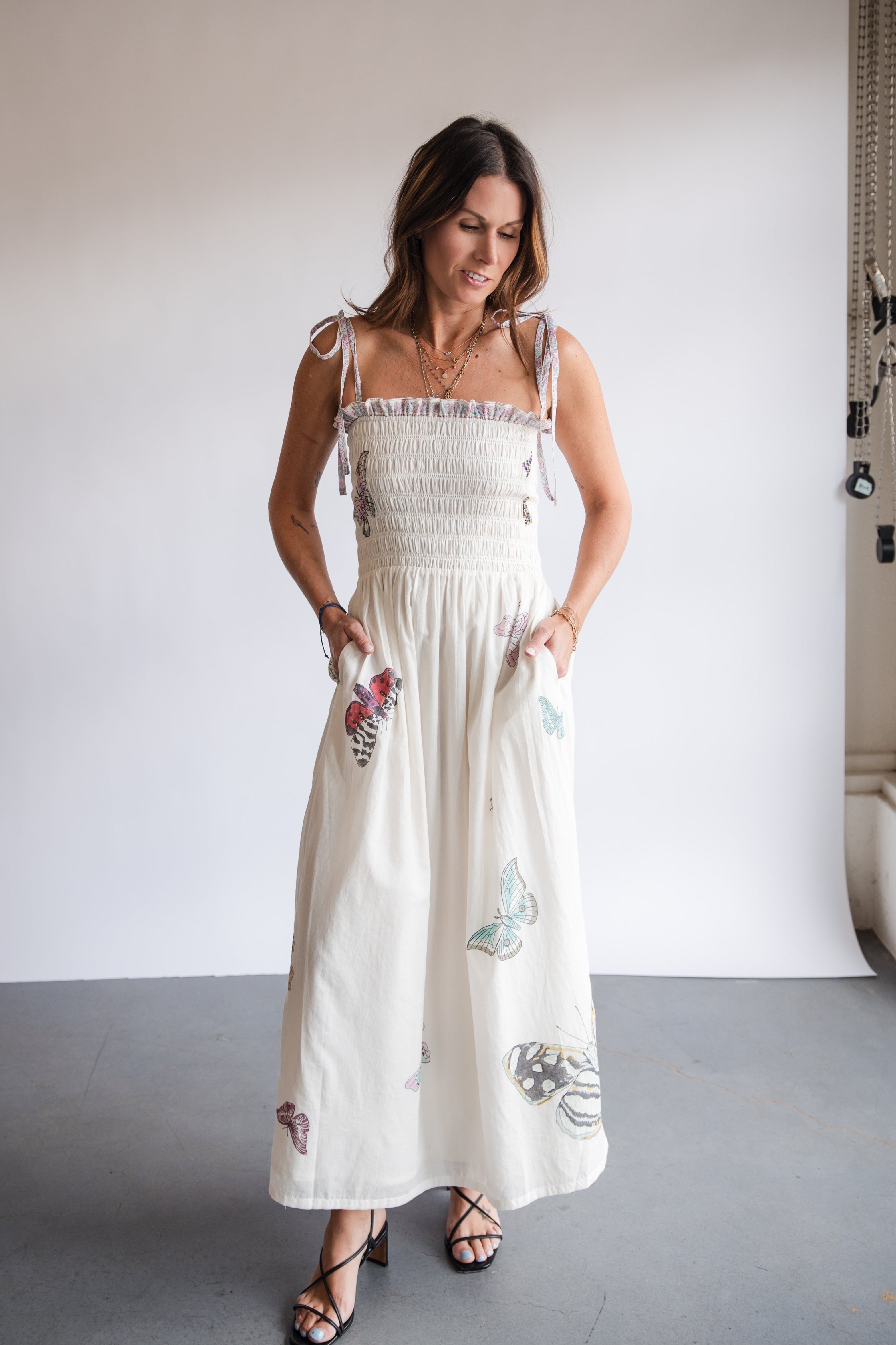 Alíx of Bohemia Kaia Butterfly Garden Dress | Shop Eleanor