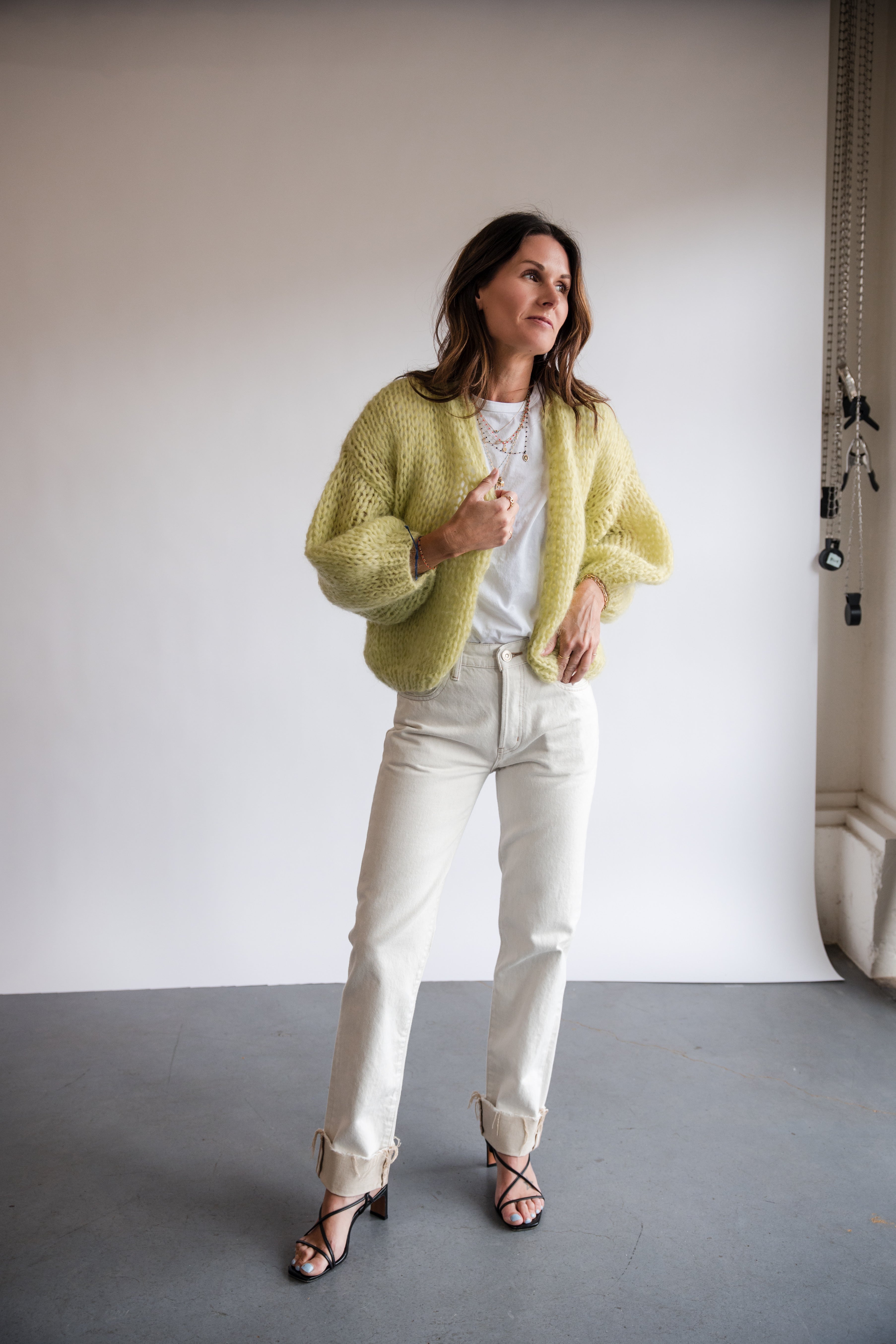 Moussy Vintage Bellport Straight Denim Jean in White | Shop Eleanor