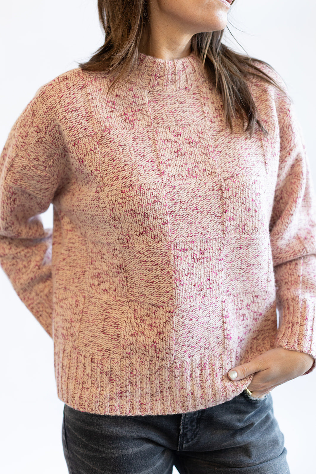 Rails Rio Sweater in Rose Details | Shop Eleanor