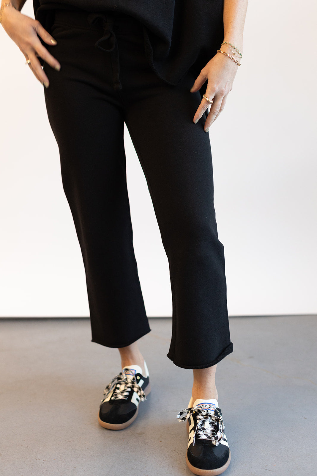 Frank & Eileen Catherine Sweat pant in Black | Shop Eleanor