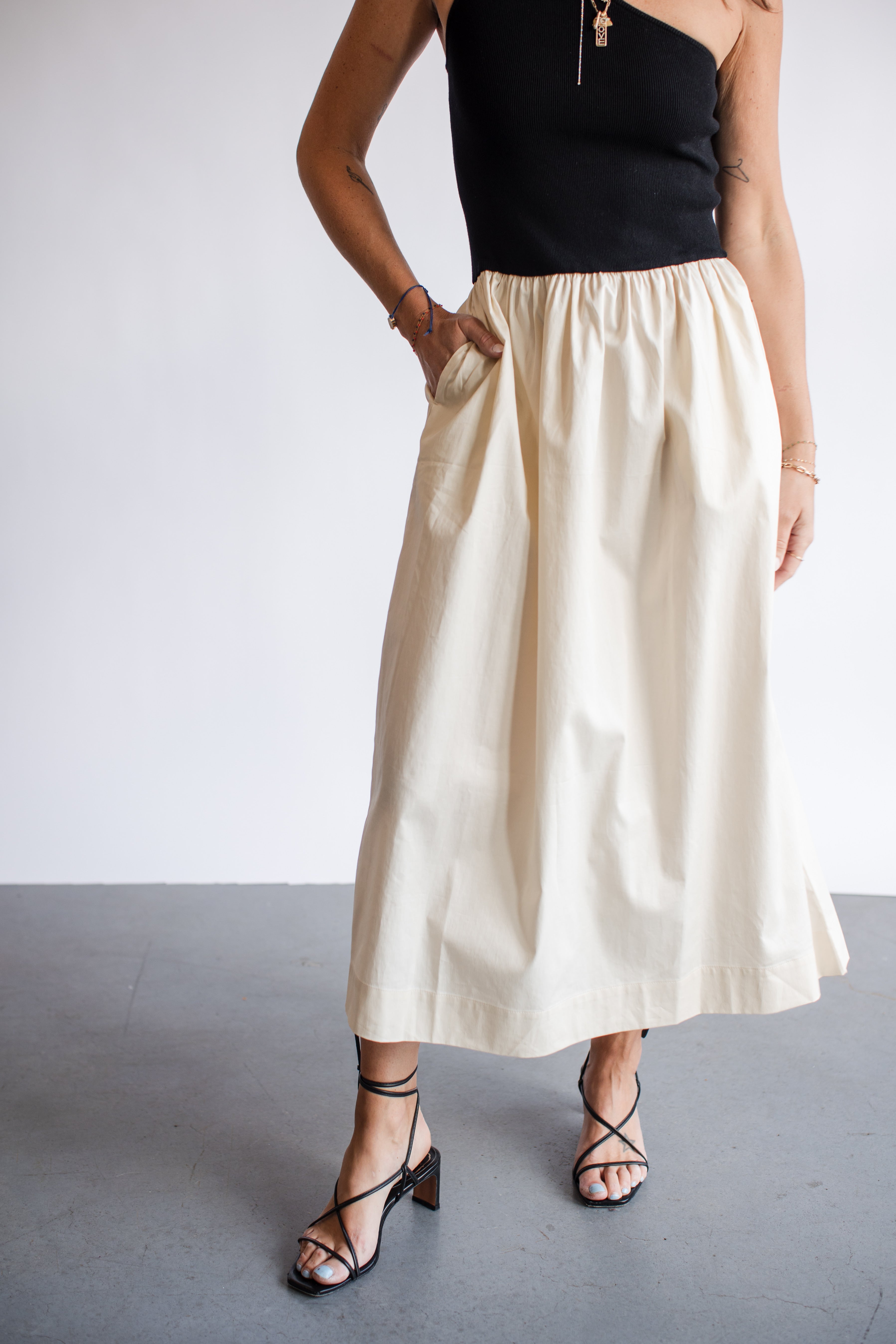 Rails Two Toned Anita Dress in Black Ivory | Shop Eleanor