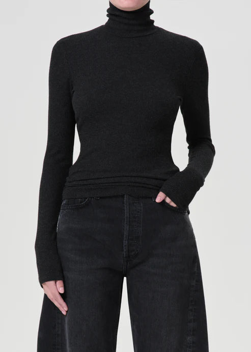 AGOLDE Pascale Turtleneck in Katniss