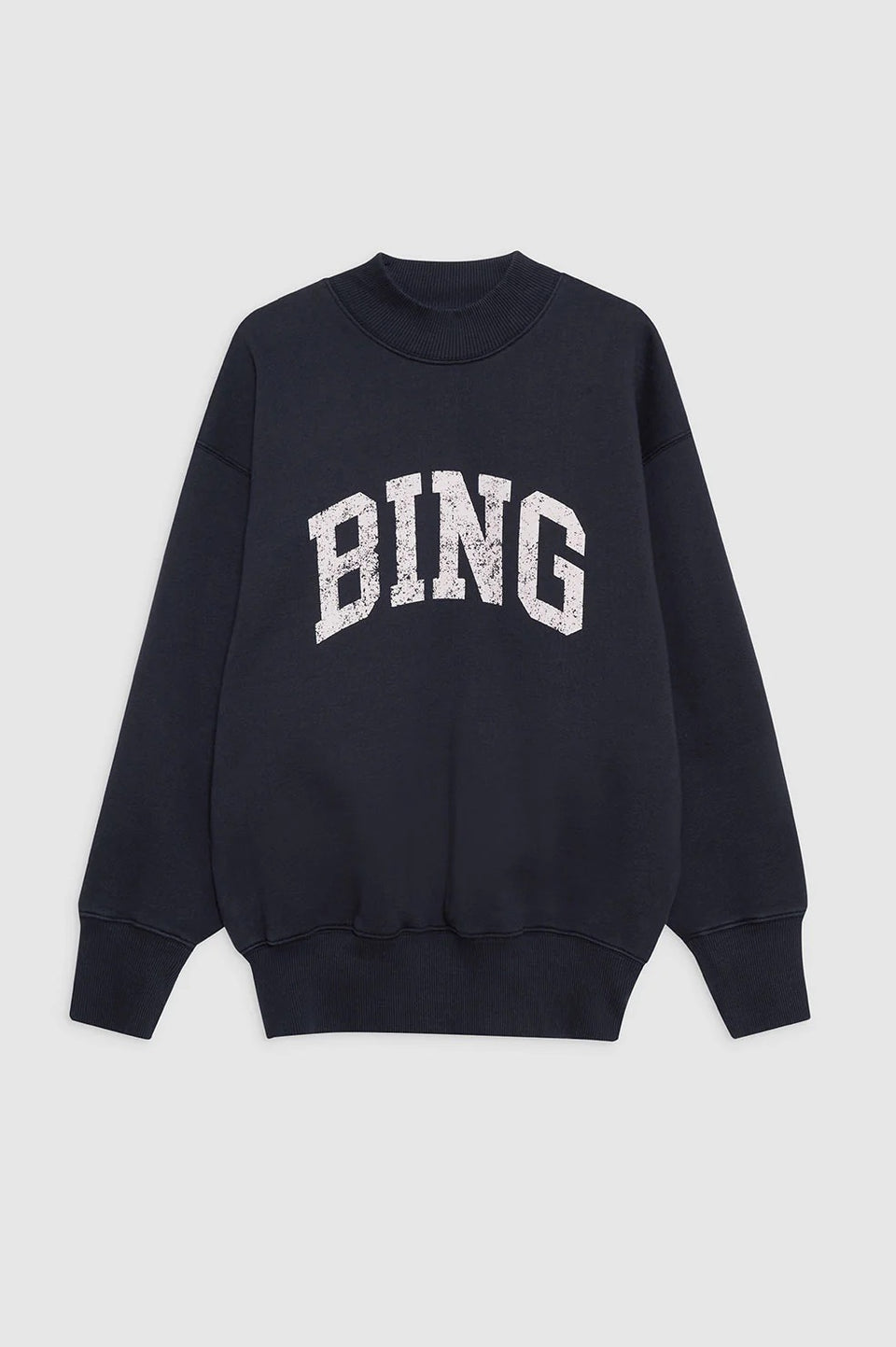 The Anine Bing Bradie Sweatshirt in Navy | Shop Eleanor