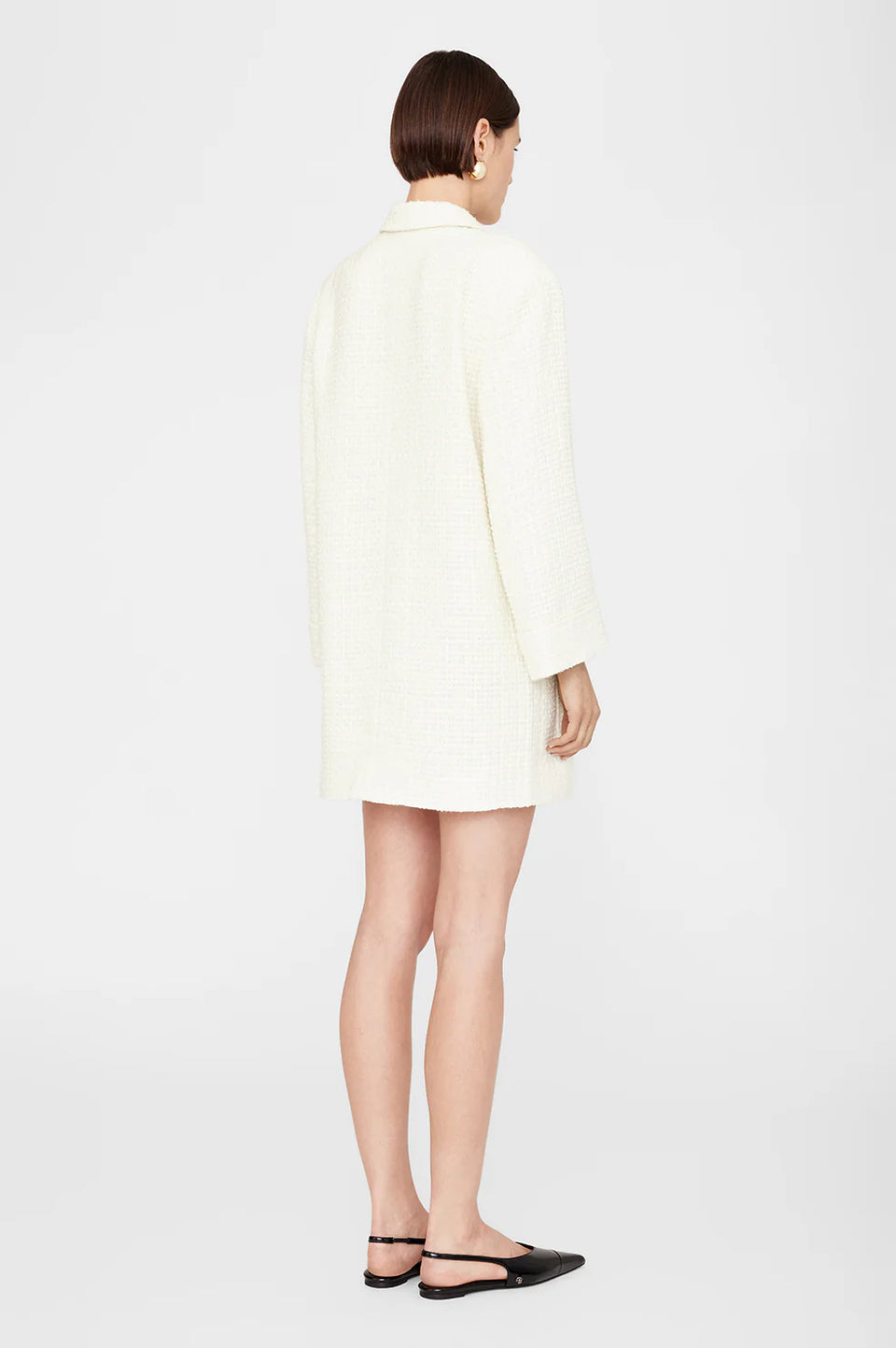 Anine Bing Katharine Dress in Ivory | Shop Eleanor