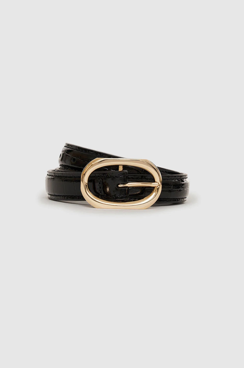 The Anine Bing Mara Belt in Black | Shop Eleanor