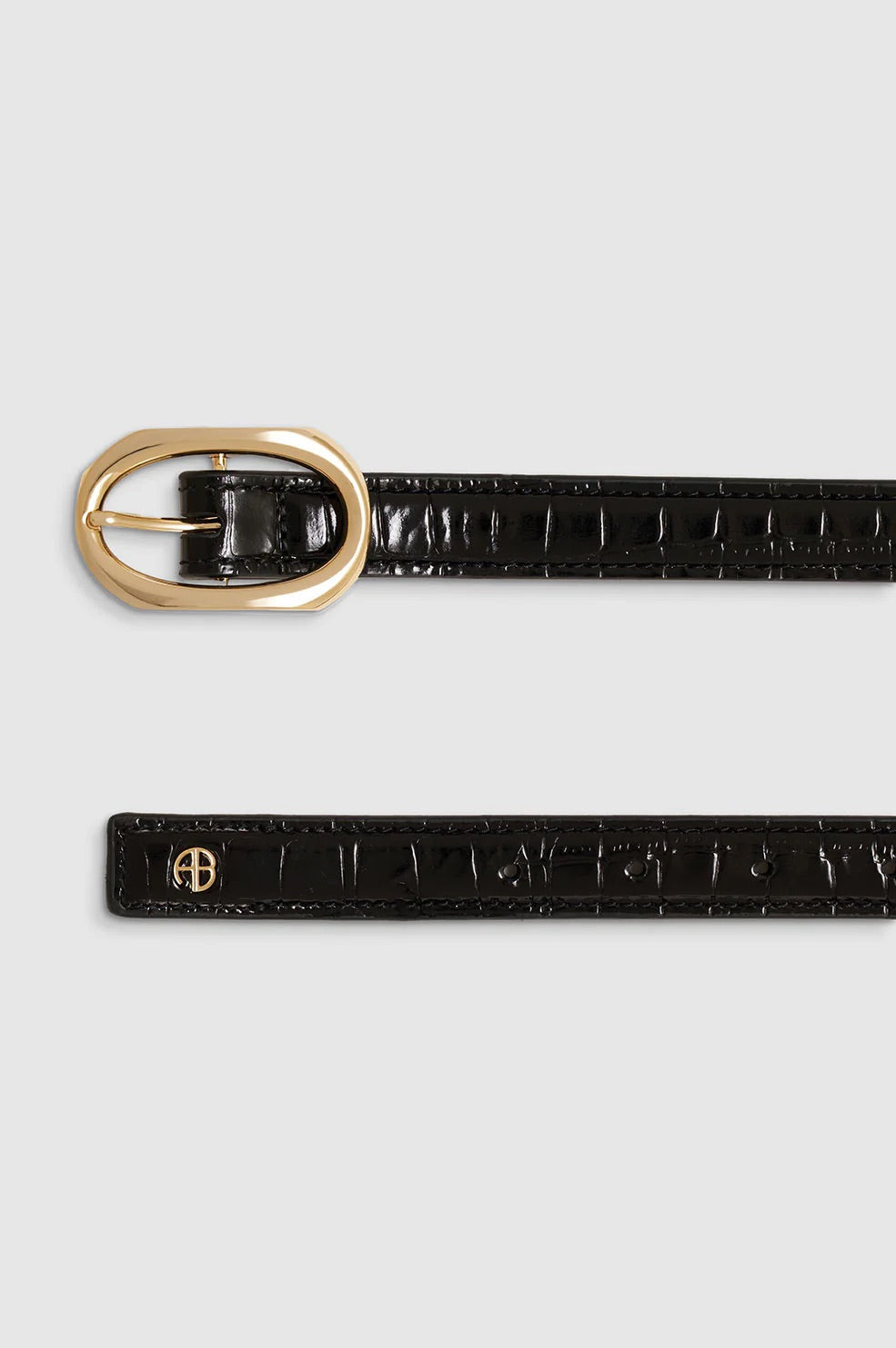 The Anine Bing Mara Belt in Black | Shop Eleanor