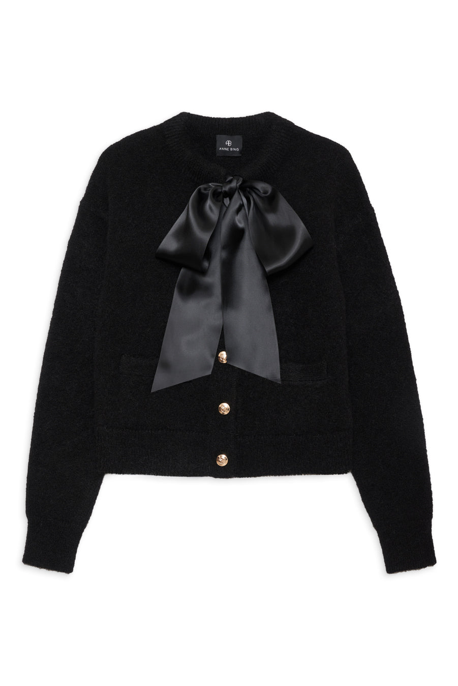 Anine Bing Rhodes Cardigan in Black | Shop Eleanor