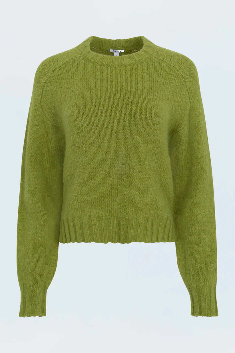 Pistola Adina Sweater in Pea Green | Shop Eleanor - Women's Clothing