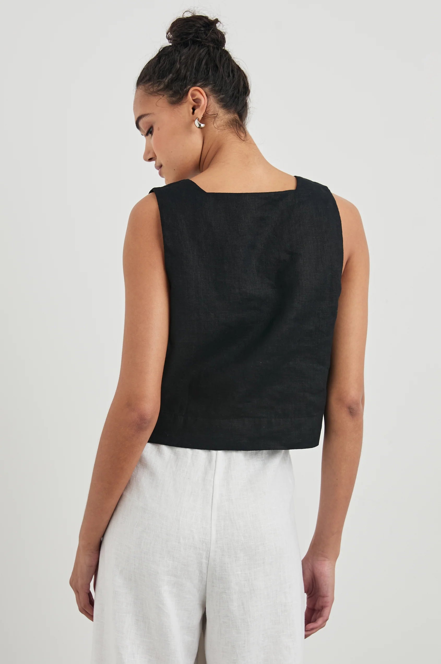 Rails Akira Boxy Top in Black | Shop Eleanor