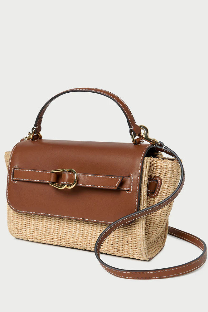 Loeffler Randall Alexei Natural/ Cacao Crossbody to Shoulder Bag | Shop Eleanor - Louisville, CO