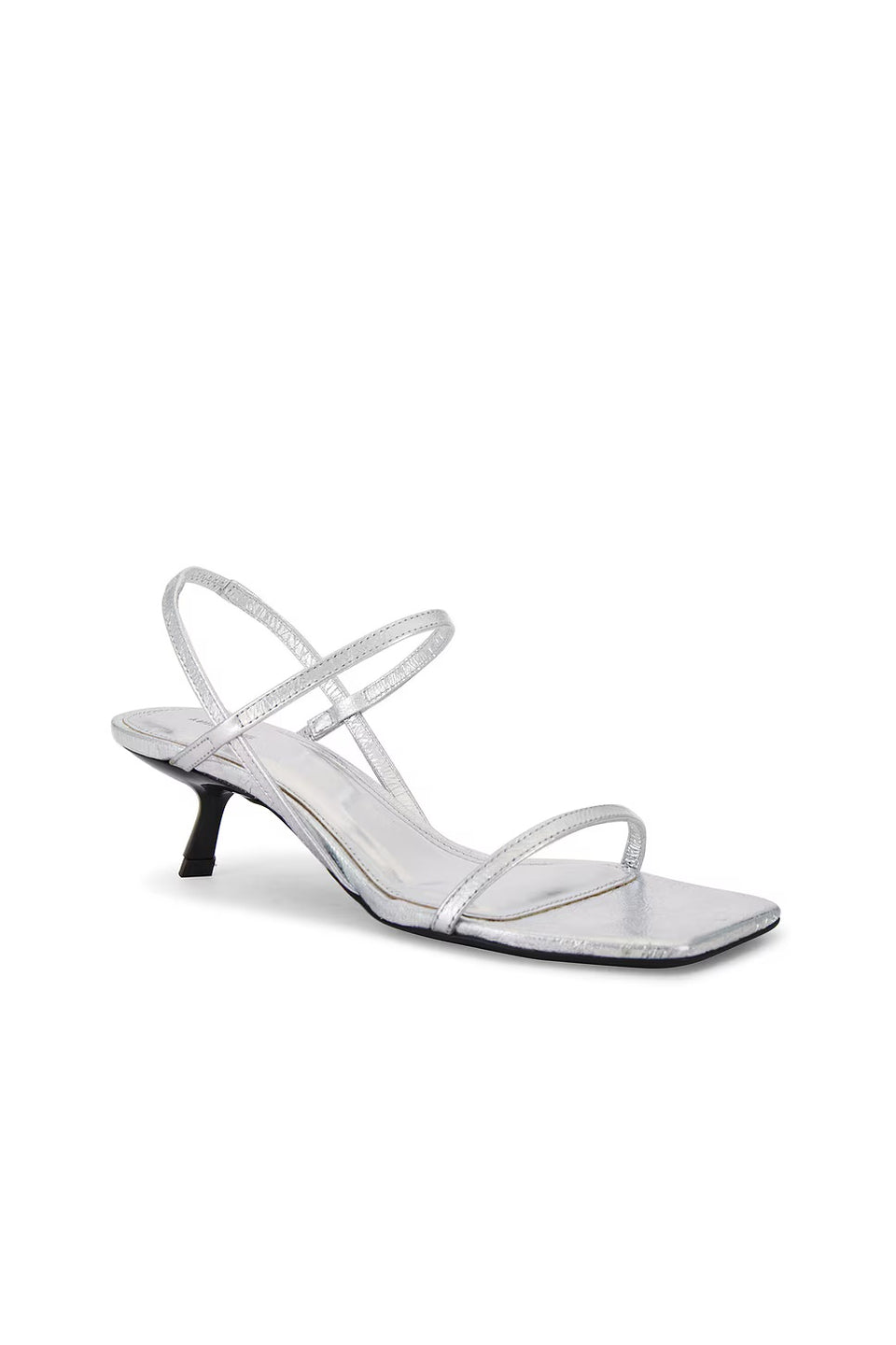 Anine Bing Hilda Lacey Sandal in Silver | Shop Eleanor