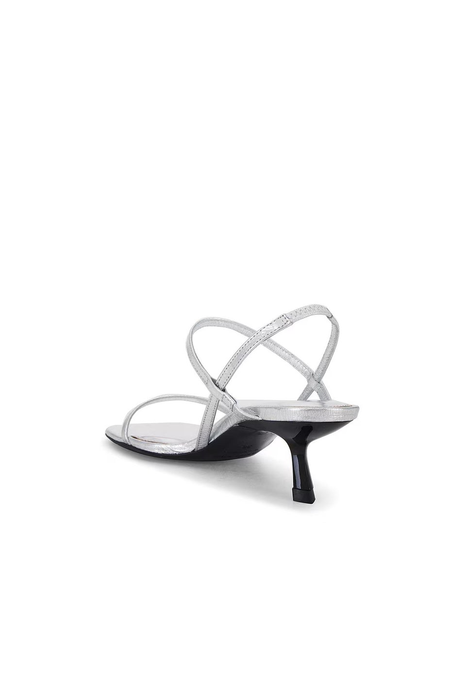 Anine Bing Hilda Strap Sandal in Silver | Shop Eleanor