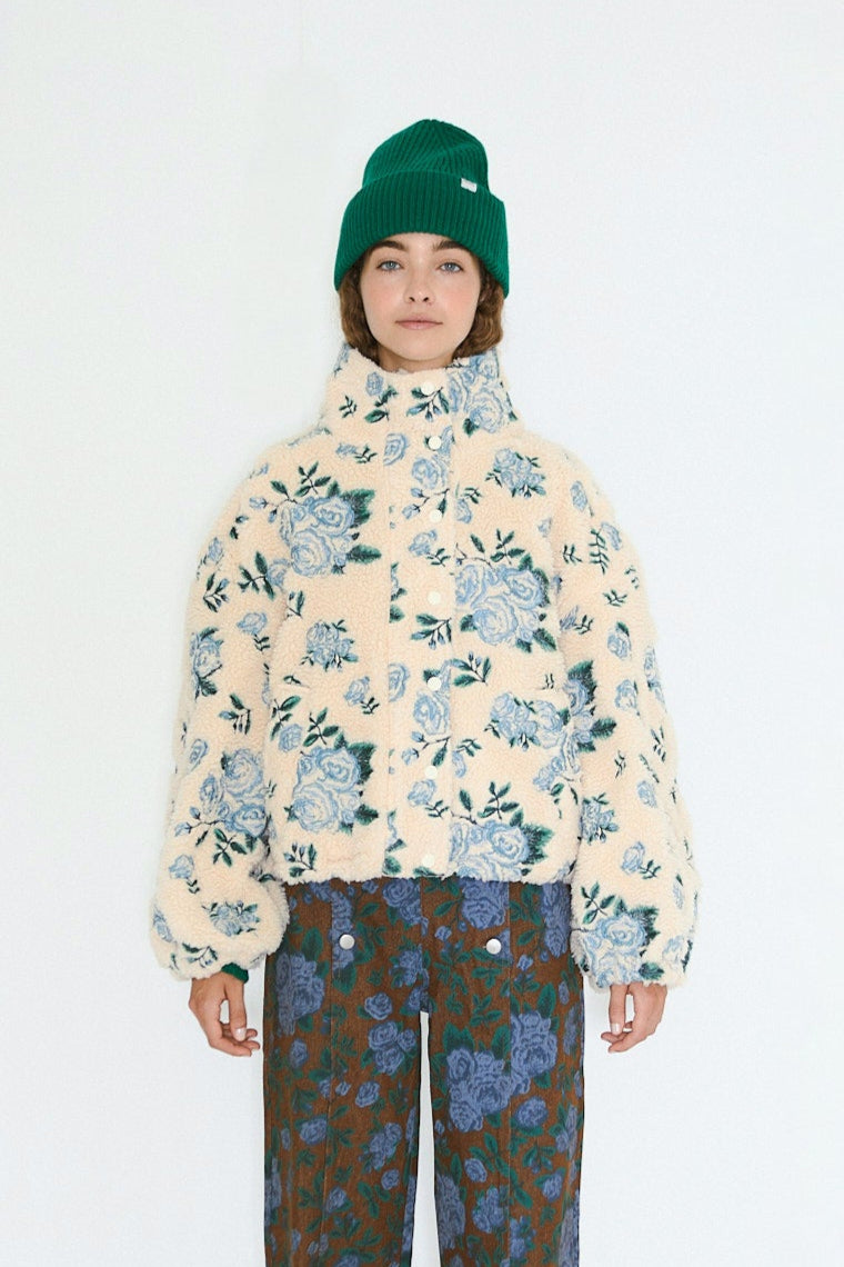 Tiny Big Sister Roses Sherpa Jacket | Shop Eleanor - Women's Apparel
