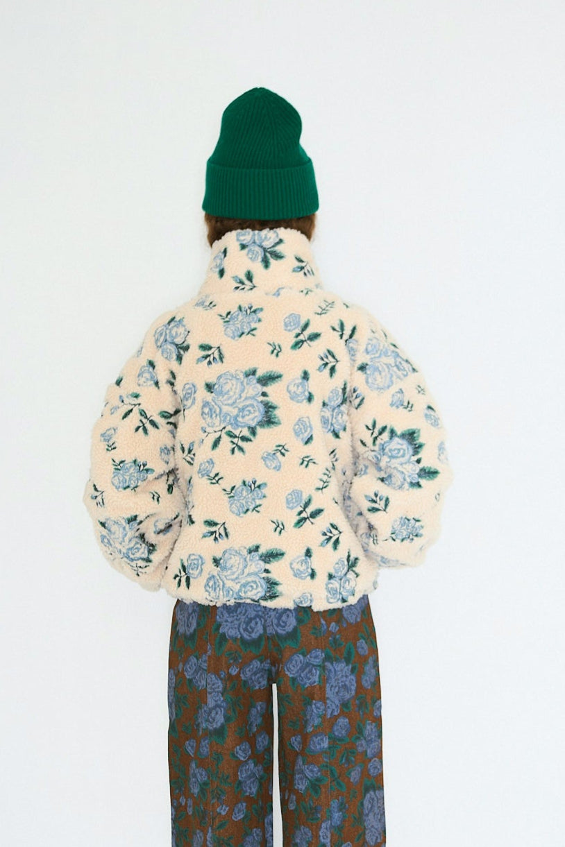 Tiny Big Sister Roses Sherpa Jacket | Shop Eleanor - Women's Apparel