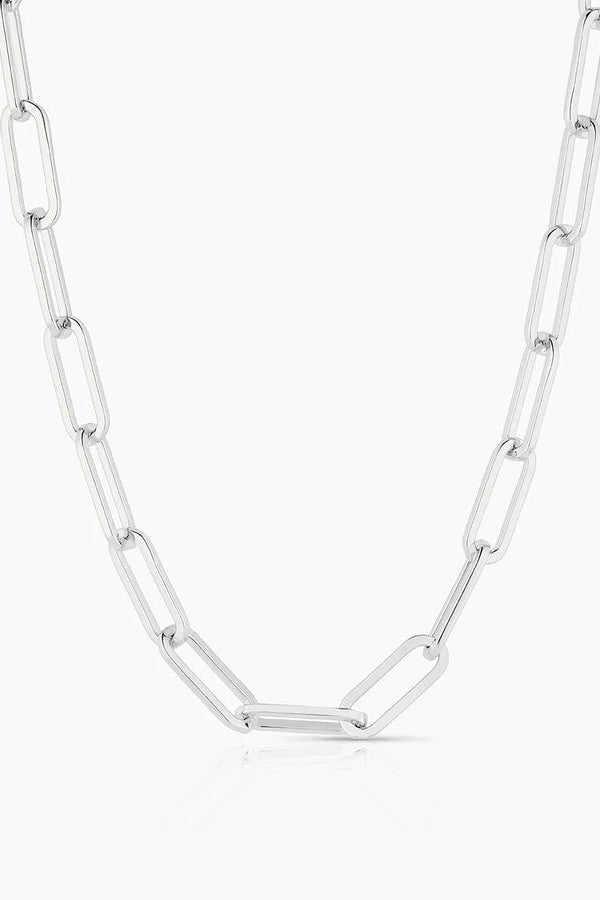 Thatch Allegra Lariat Necklace in Rhodium Plated | Shop Eleanor