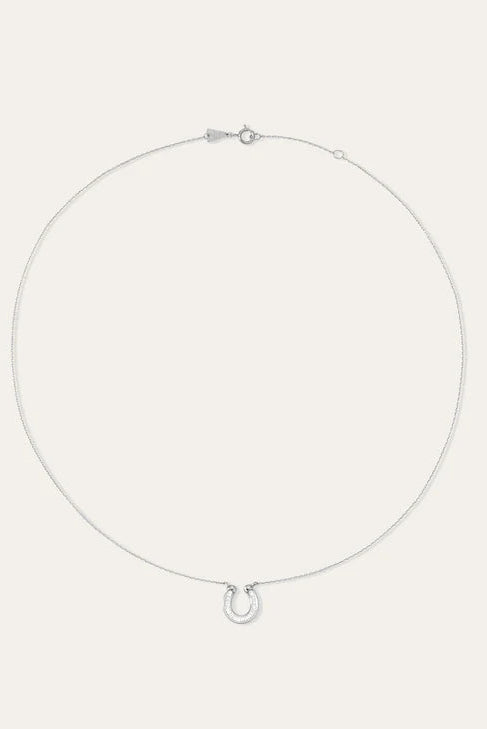 Adina Reyter Sterling Silver Baguette Horseshoe Necklace | Shop Eleanor