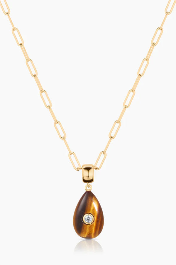 Thatch Bardot Tigers Eye Bail Charm | Shop Eleanor