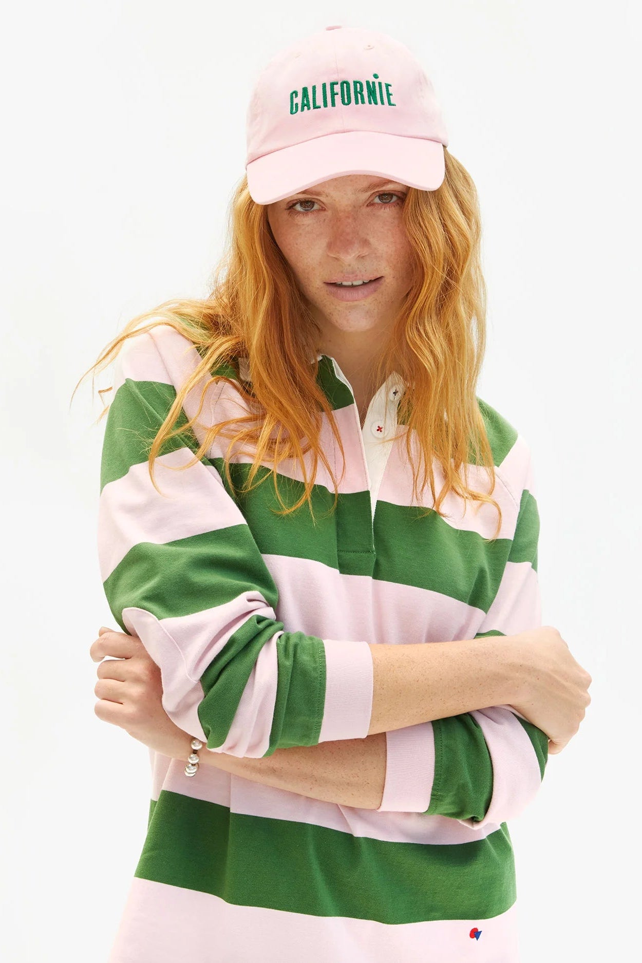 Clare V. Califorńie Baseball Hat in Light Pink | Shop Eleanor