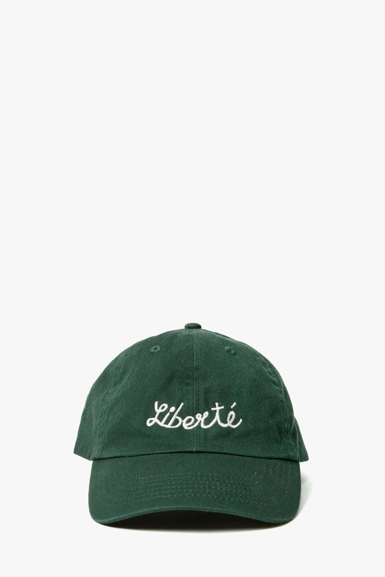 Clare V. Liberte Baseball Hat in Forest Green with adjustable clasp | Shop Eleanor