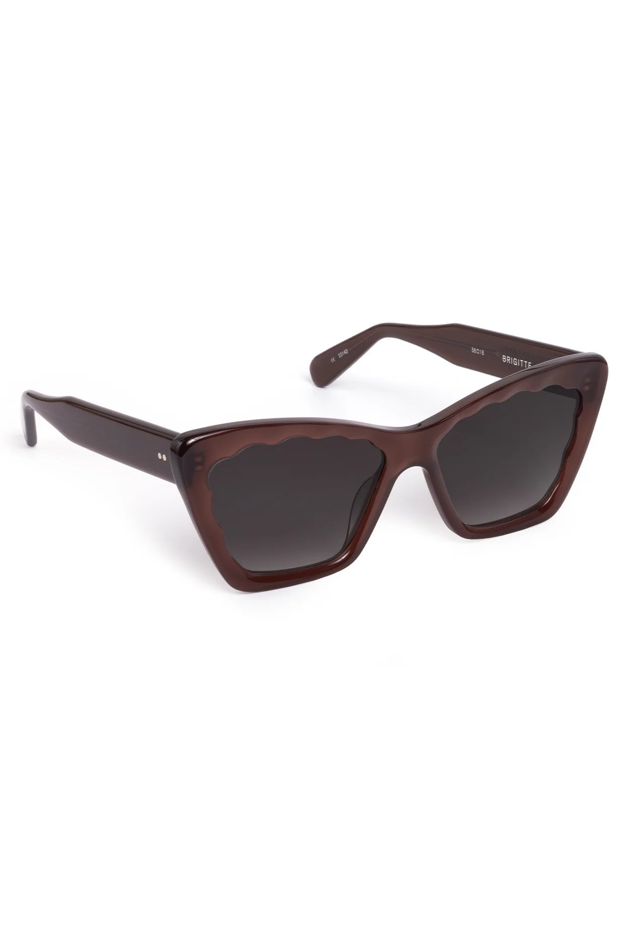 Krewe Brigitte Sunglasses in Espresso | Shop Eleanor