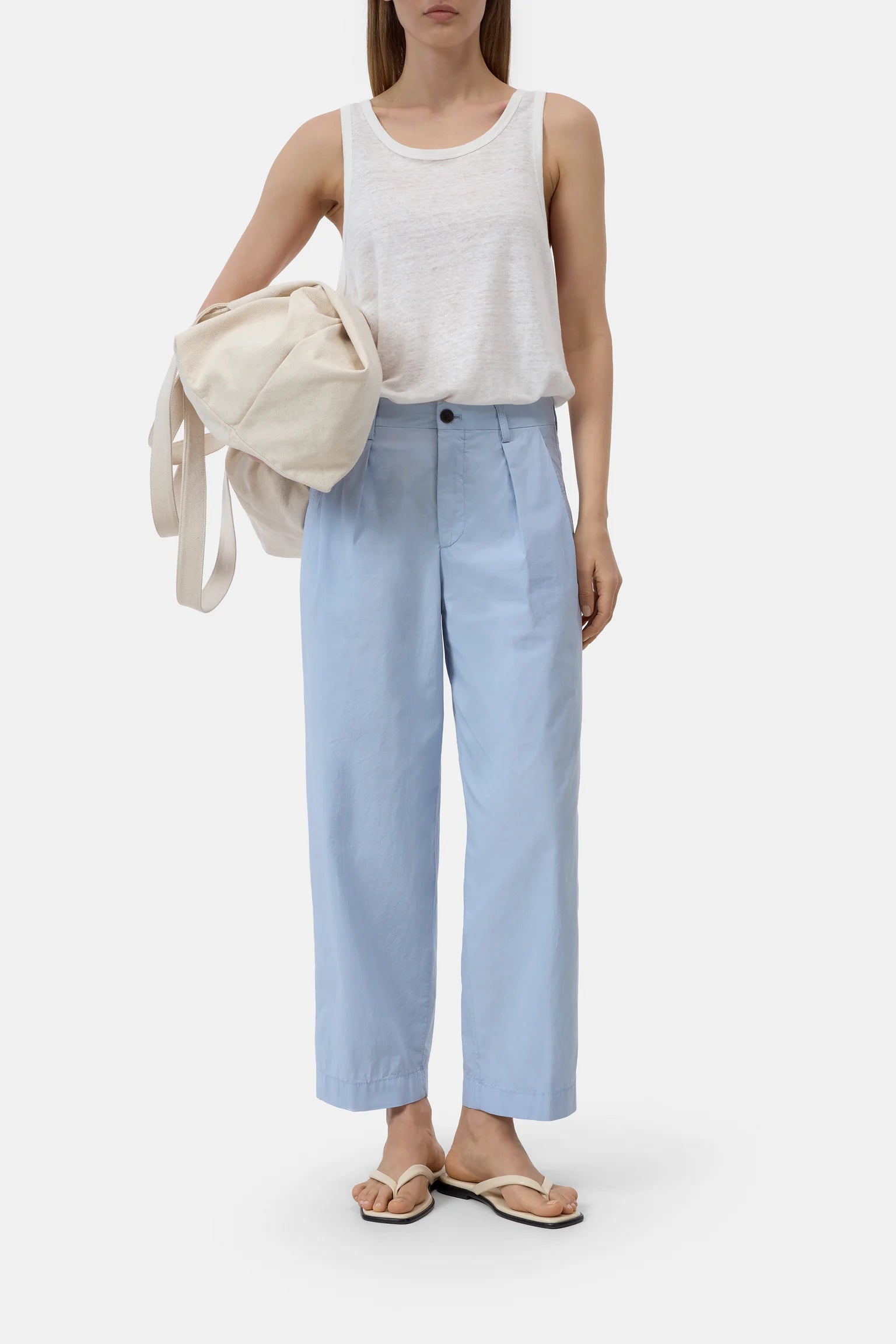 Closed Denim Ruthy Trouser in Dove Blue | Shop Eleanor