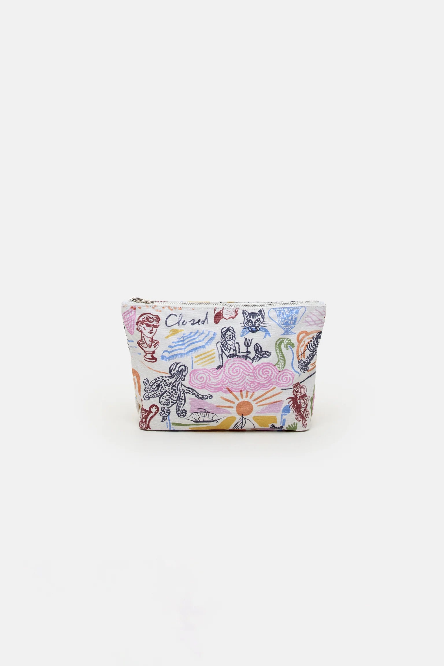 Closed Denim Small Cotton Graphic Pouch | Shop Eleanor