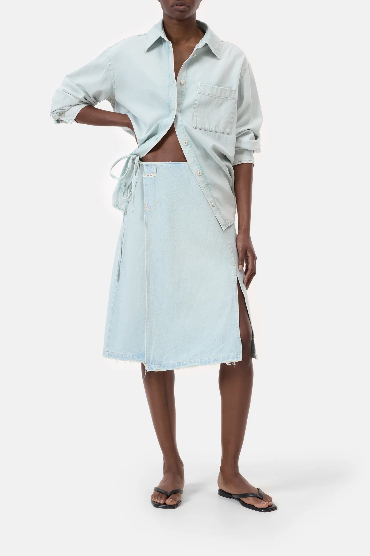 CLOSED Midi Wrap Skirt | Shop Eleanor