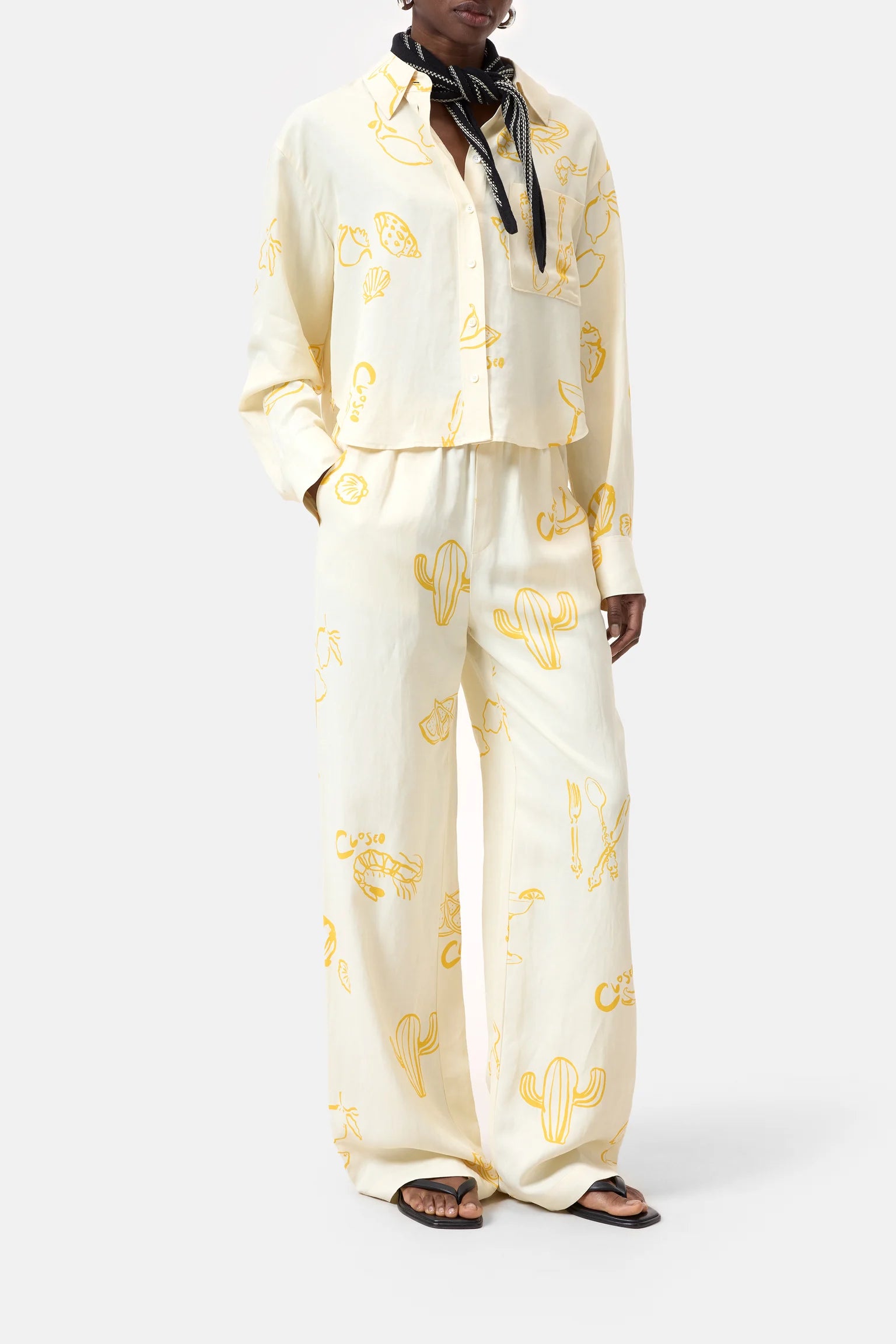 CLOSED Cropped Summer Blouse | Shop Eleanor - Women's Luxury Boutique in Colorado