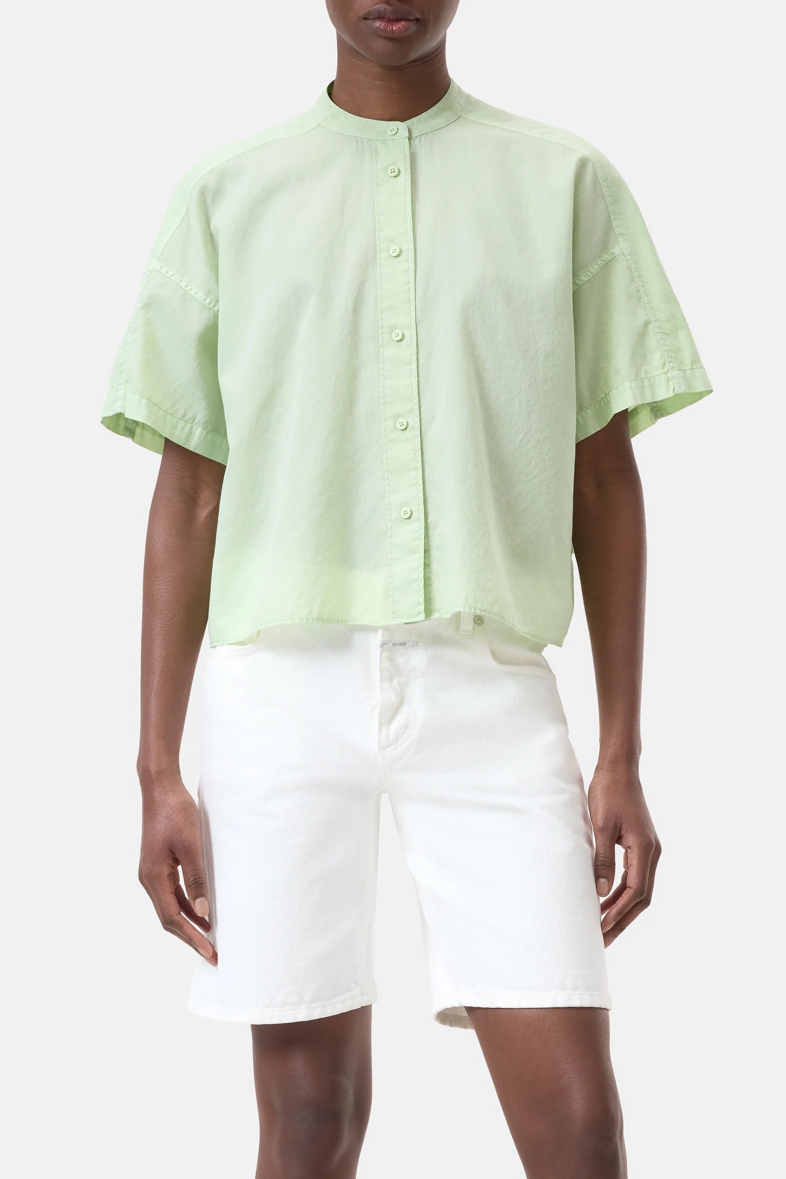 CLOSED Relaxed Blouse in Bud Green | Shop Eleanor - Women's Boutique