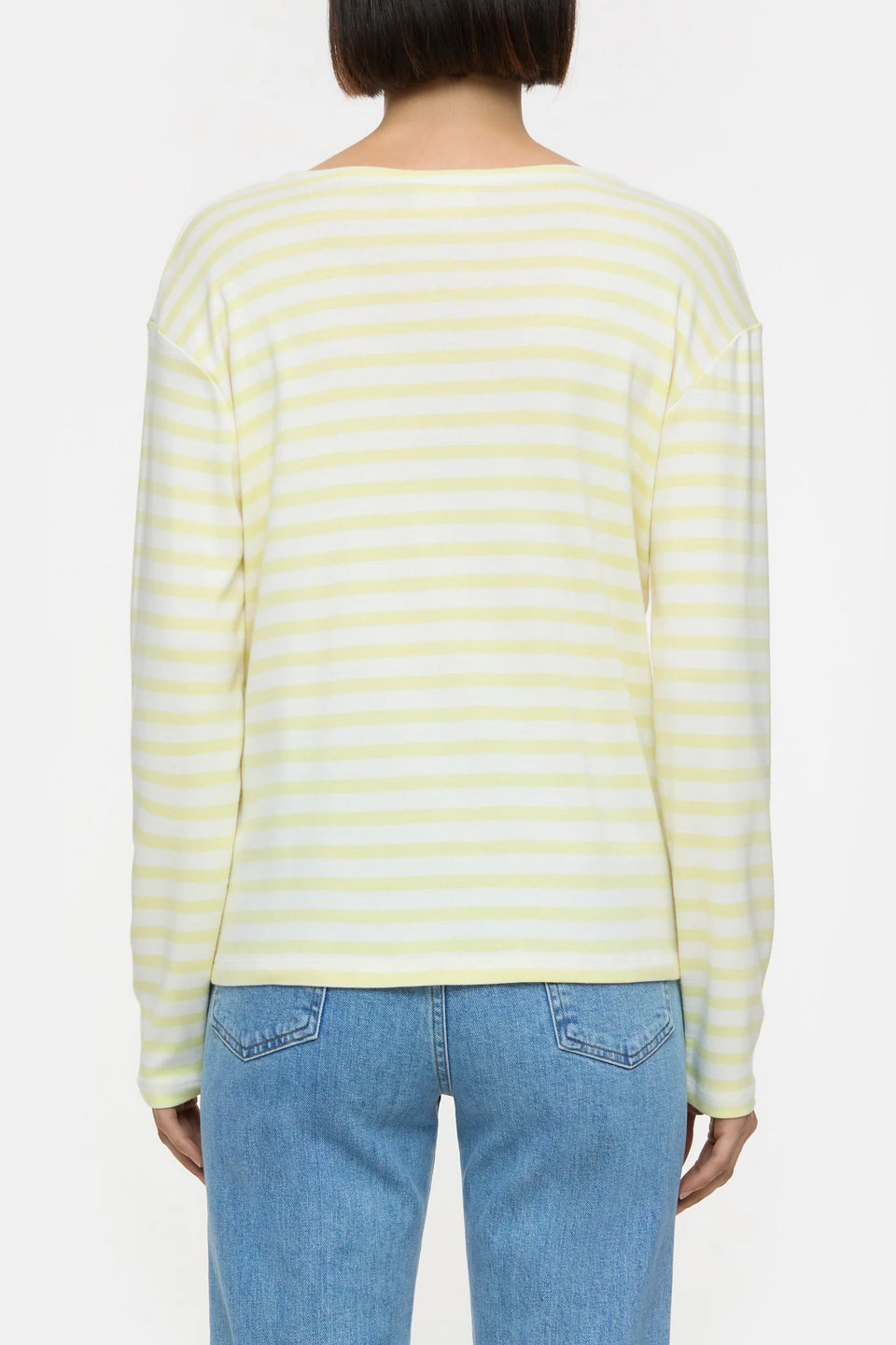 Longsleeve Crew Tee - Lemon Yellow