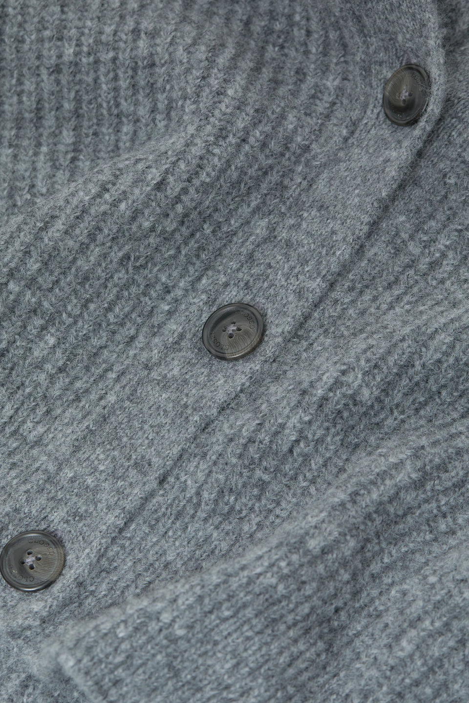 CLOSED V-Neck Cardigan Italian yarn in Heather Grey | Shop Eleanor