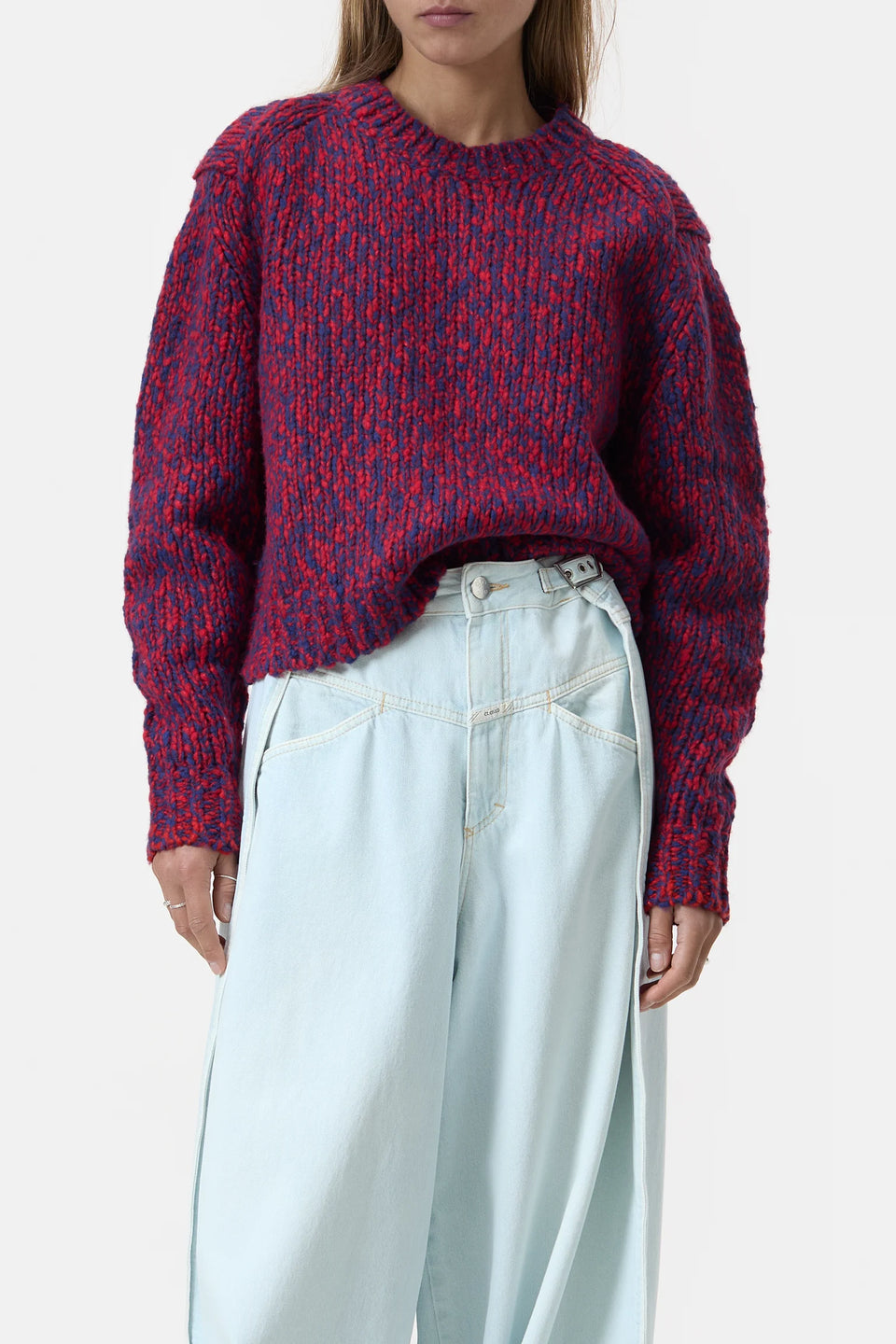 Cropped Crew Neck - Chili Pepper