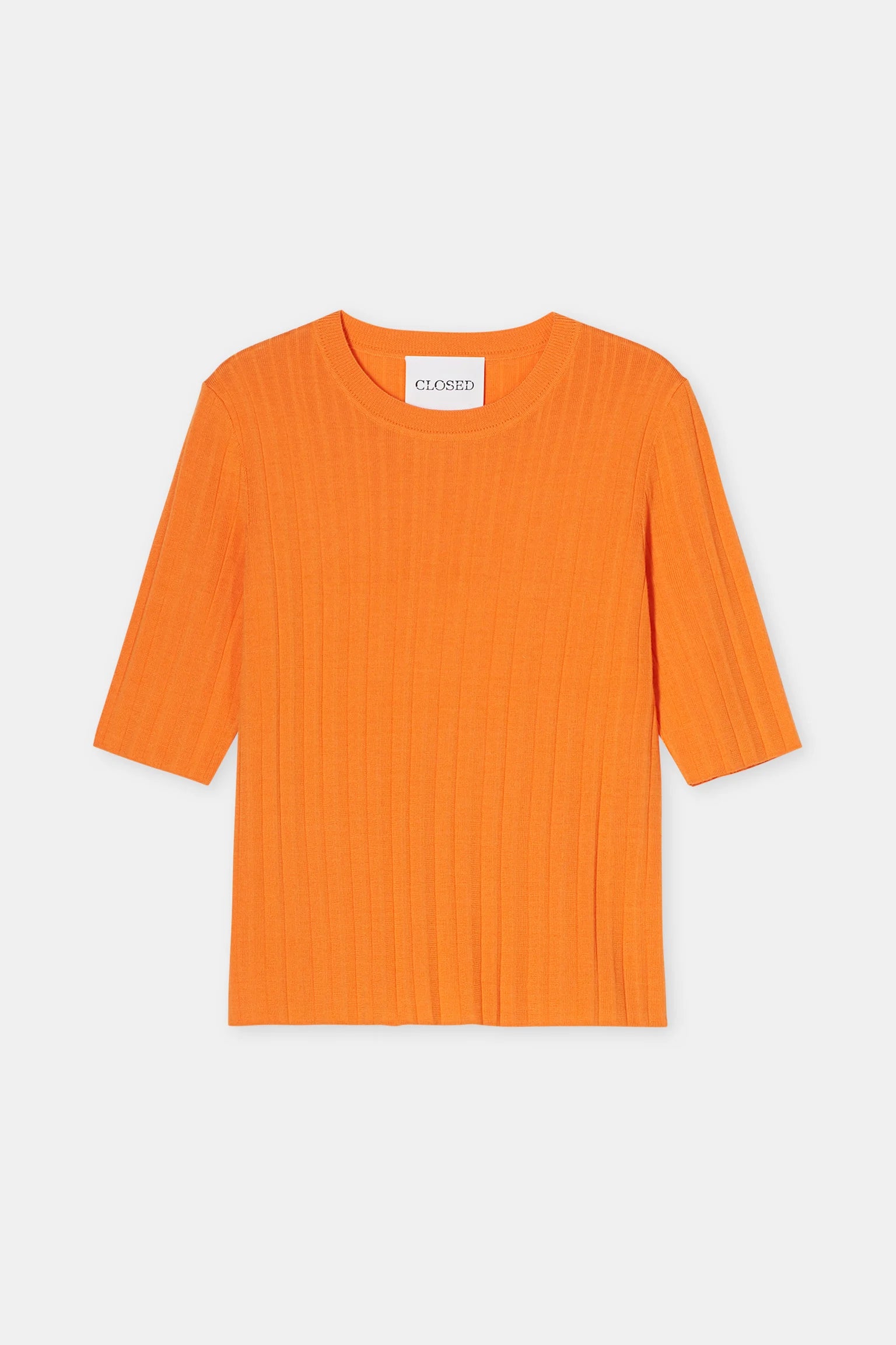 Crew Neck Half Sleeve - Orange