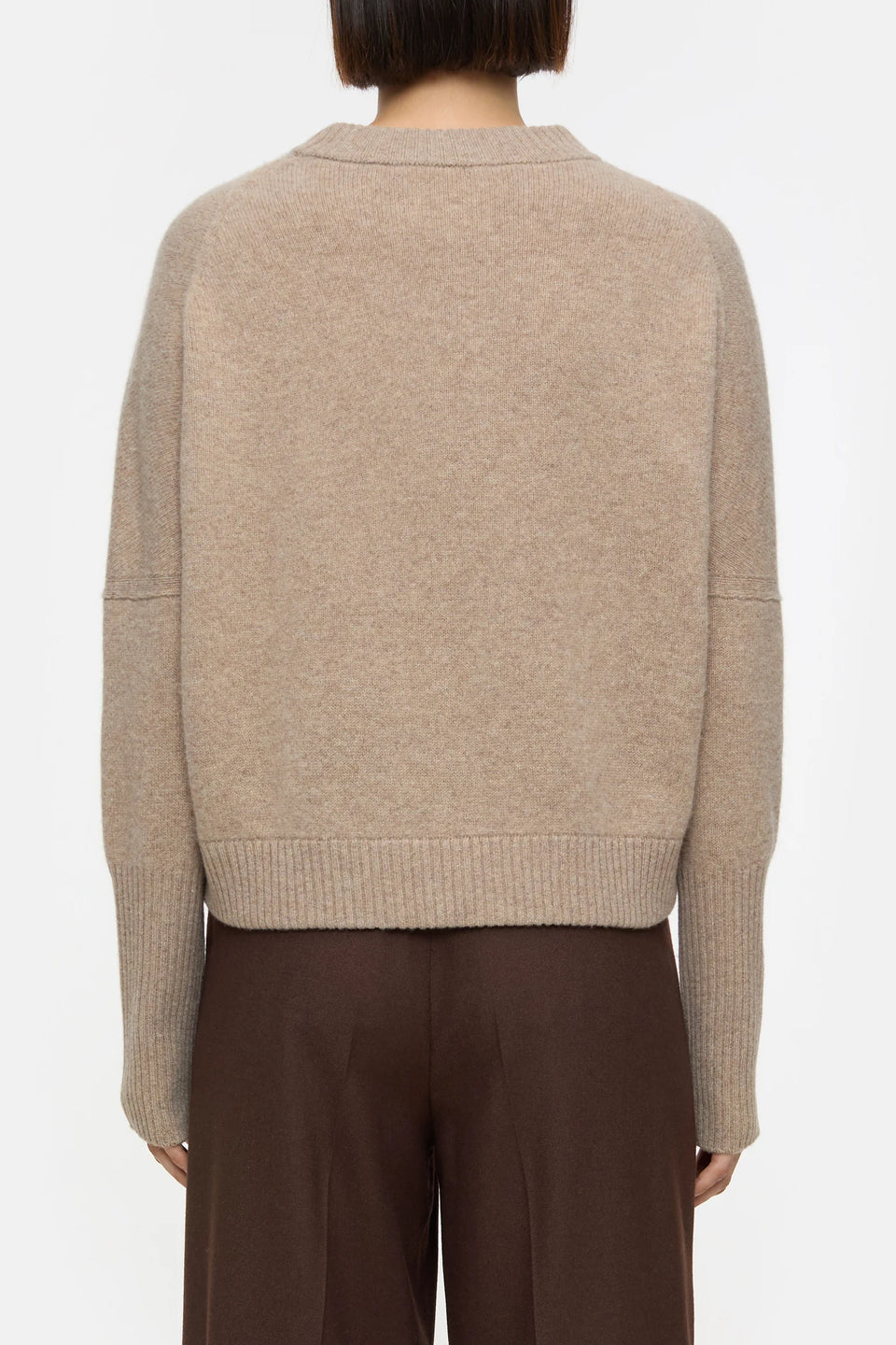 Cropped Sweater - Dark Chino