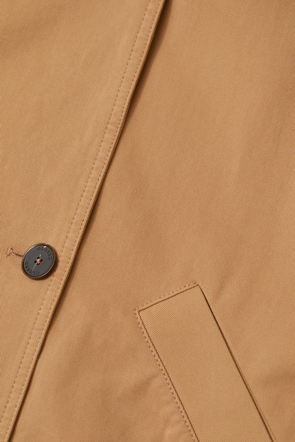 Cropped Trench Jacket - Biscotti