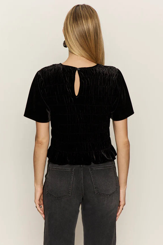Sanctuary We Belong Together Velvet Figure Flattering Top | Shop Eleanor