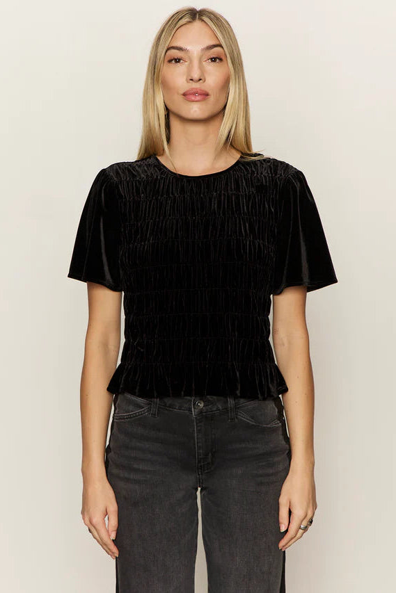 Sanctuary We Belong Together Velvet Top | Shop Eleanor - Women's Elegant Going-out Tops
