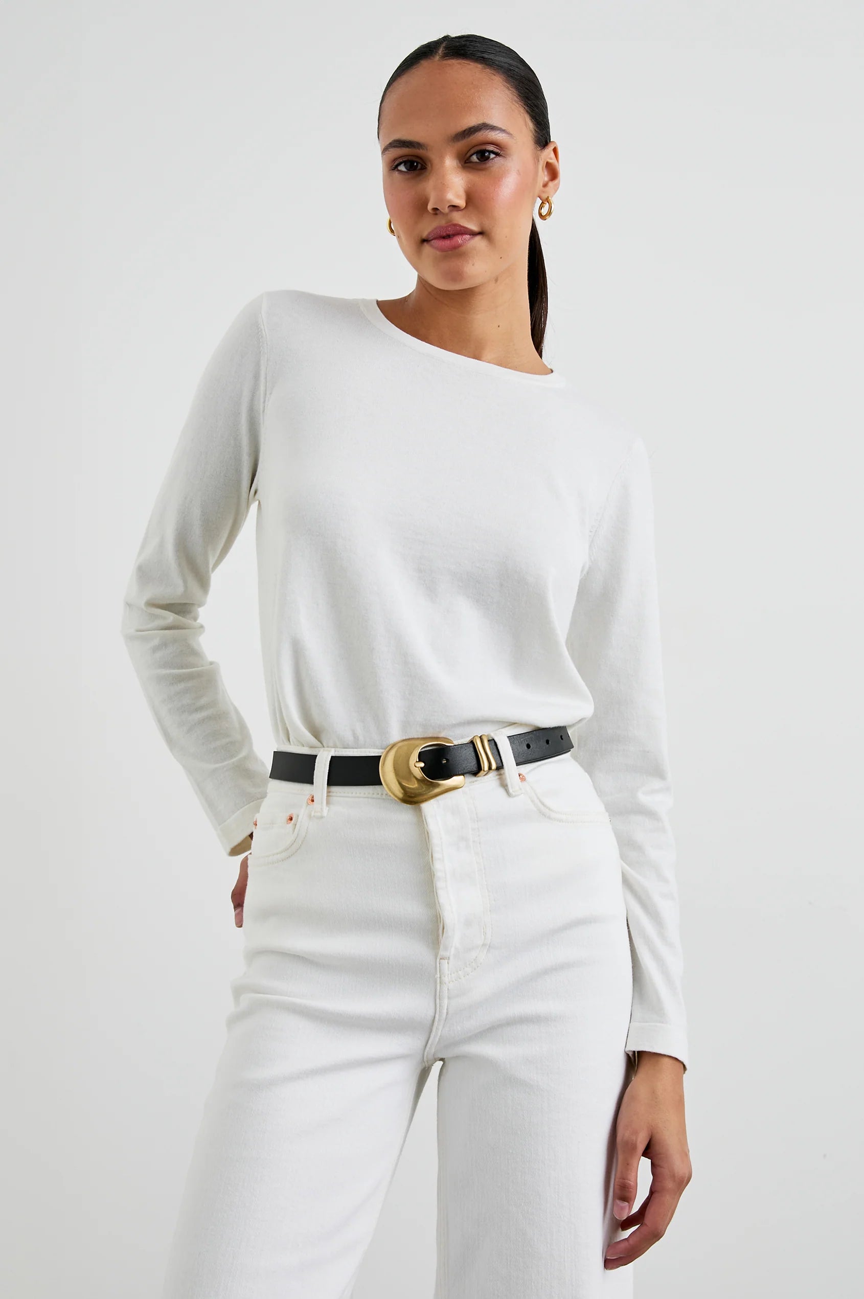 Rails Cotton Cashmere Long Sleeve Tee | Shop Eleanor