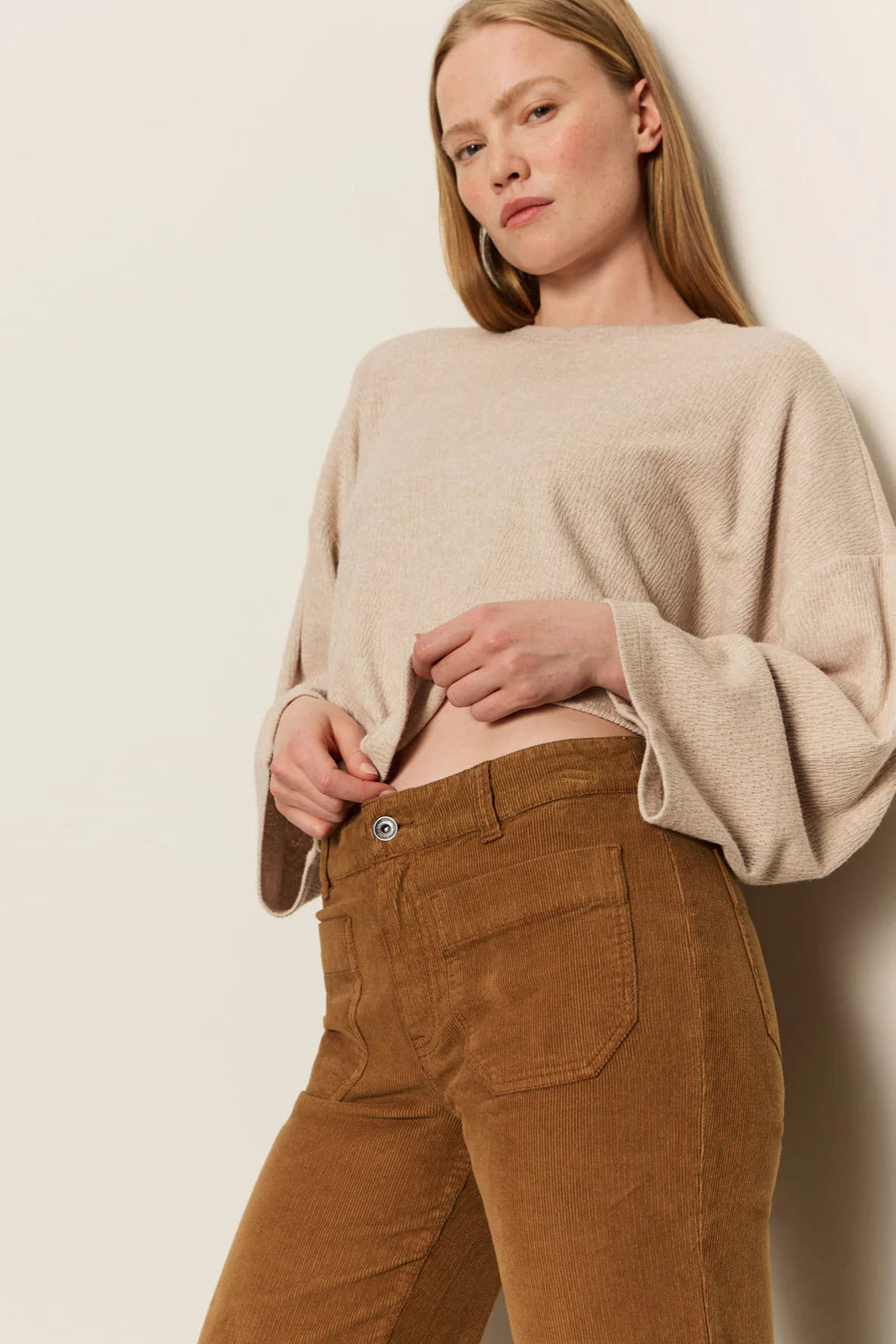 Sanctuary Corduroy Marine Pant in Bronze | Shop Eleanor 