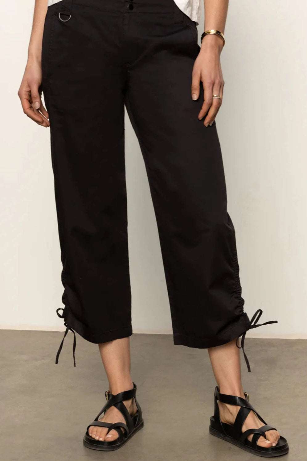 Sanctuary Utility Capri Pants in Black | Shop Eleanor