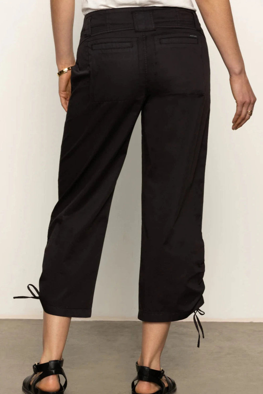 Sanctuary Utility High Rise Capri Pants in Black | Shop Eleanor