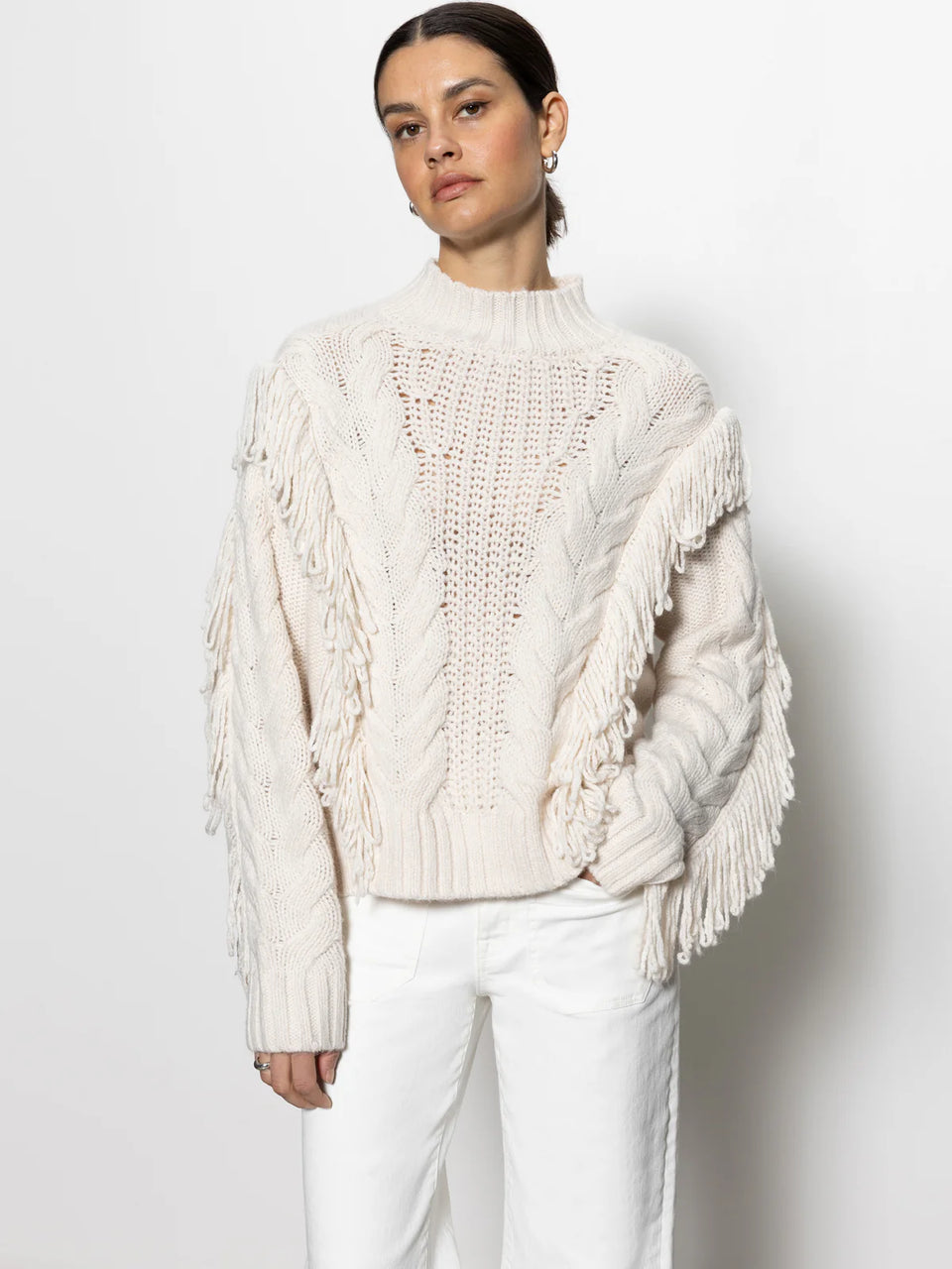 Crafted Fringe Sweater